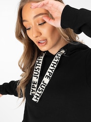 Hype. Womens Drawcord Pullover Black Hoodie - Image 4 of 6