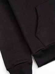 Hype. Womens Drawcord Pullover Black Hoodie - Image 6 of 6