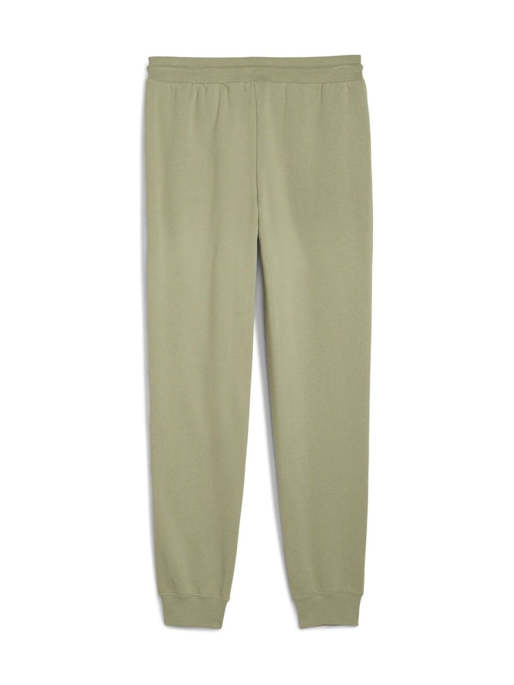 Puma Khaki Green Mens Classic Graphic Joggers - Image 5 of 5 Puma Khaki Green Mens Classic Graphic Joggers - Image 5 of 5
