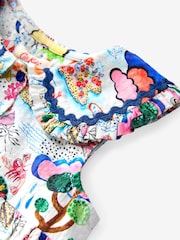 Multi Print Cath Kidston Collar Dress (3mths-8yrs) - Image 7 of 8