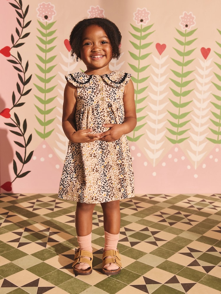 Animal Print Cath Kidston Collar Dress (3mths-8yrs) - Image 1 of 8