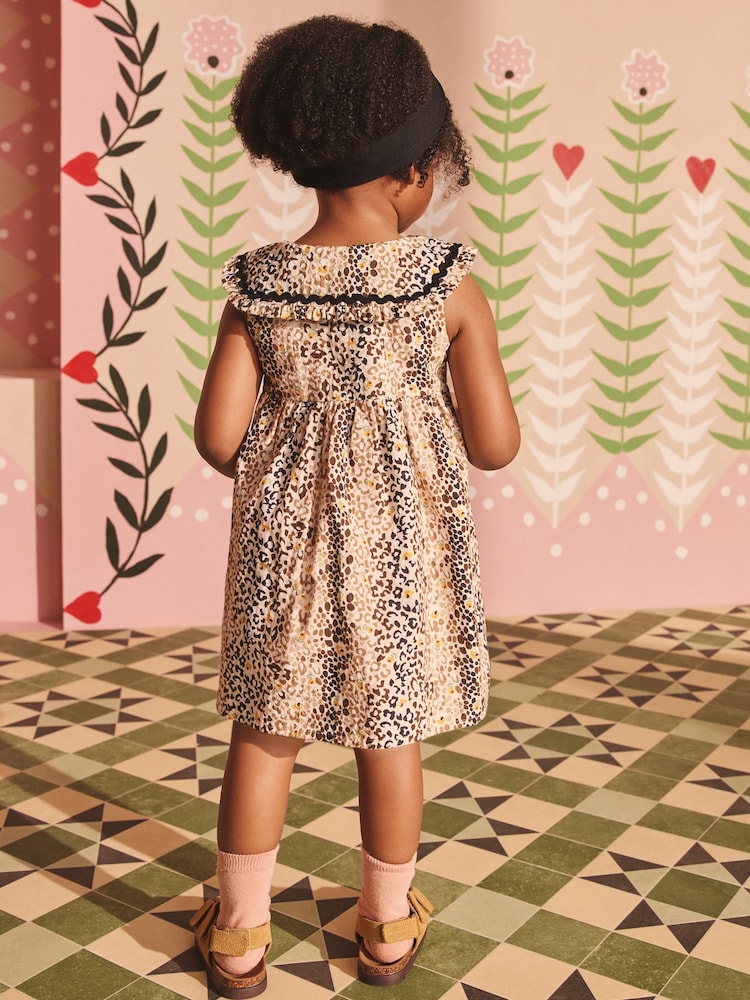 Animal Print Cath Kidston Collar Dress (3mths-8yrs) - Image 2 of 8