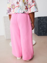 Bright Pink Wide Leg Sweat Joggers (3mths-7yrs) - Image 3 of 8