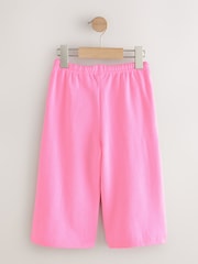 Bright Pink Wide Leg Sweat Joggers (3mths-7yrs) - Image 5 of 8