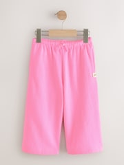 Bright Pink Wide Leg Sweat Joggers (3mths-7yrs) - Image 6 of 8