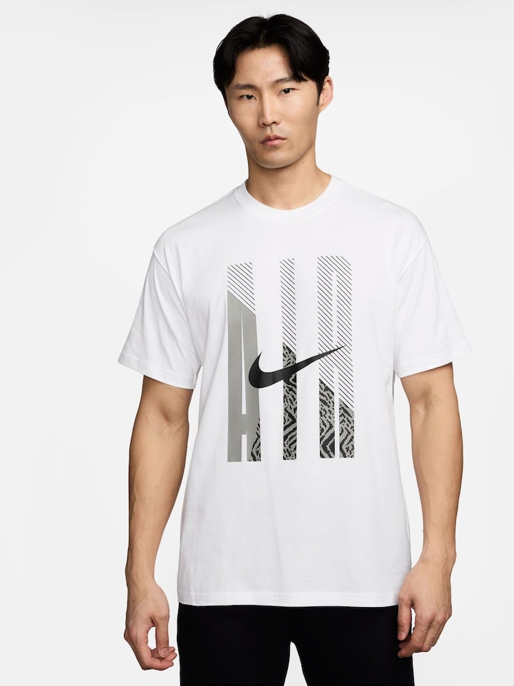 Nike White Mens Sportswear T-Shirt M90 Air HO25 - Image 1 of 3
