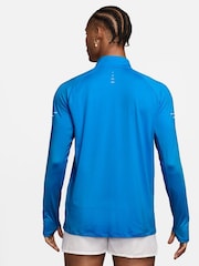 Nike Hero Blue Dri-FIT Stride Half Zip Midlayer Running Top - Image 2 of 4