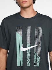 Nike Dark Seaweed Green Mens Sportswear T-Shirt M90 Air HO25 - Image 3 of 3