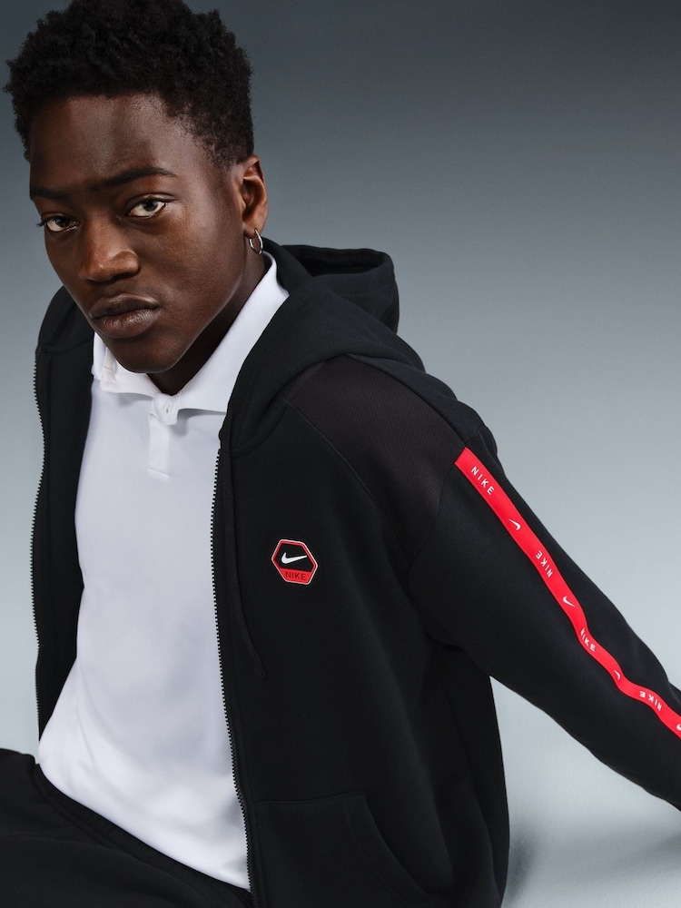 Nike Black Sport Fleece Hoodie - Image 2 of 6