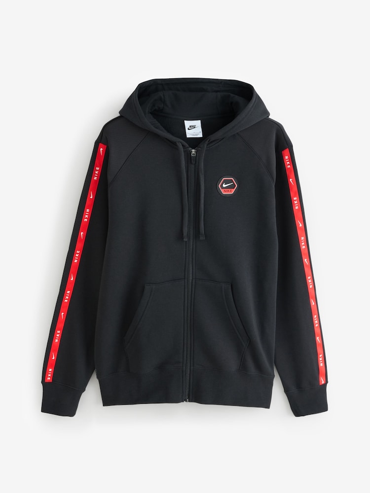 Nike Black Sport Fleece Hoodie - Image 6 of 6