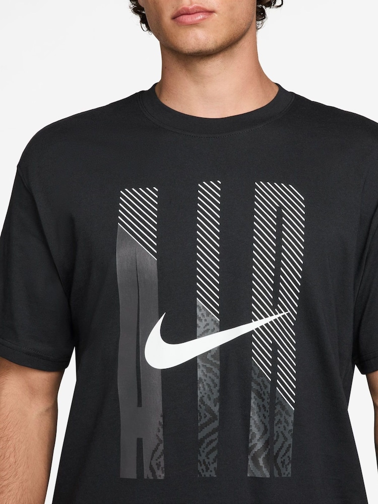 Nike Black Mens Sportswear T-Shirt M90 Air HO25 - Image 3 of 3