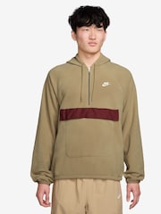 Nike Brown Club Winterised Polar Brushed Fleece Top - Image 1 of 3