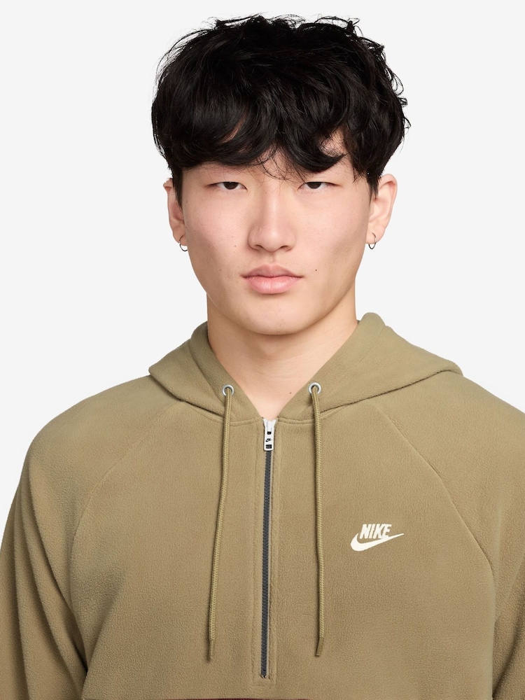 Nike Brown Club Winterised Polar Brushed Fleece Top - Image 3 of 3