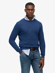 Superdry Blue Sky Essentials Cotton Jumper - Image 1 of 5