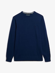 Superdry Blue Sky Essentials Cotton Jumper - Image 5 of 5