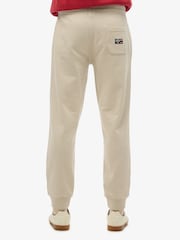 Телесный - спортивные брюки зауженного кроя с логотипом Superdry - Изображение 4 из 6
