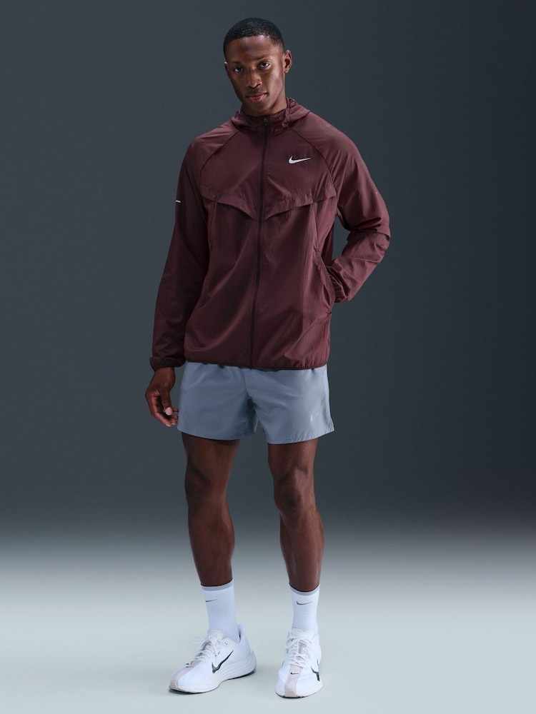 Nike Burgundy Dri-FIT Stride Woven Running Jacket - Image 1 of 6