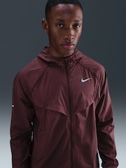 Nike Burgundy Dri-FIT Stride Woven Running Jacket - Image 4 of 6