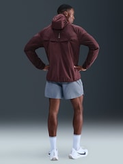 Nike Burgundy Dri-FIT Stride Woven Running Jacket - Image 8 of 9
