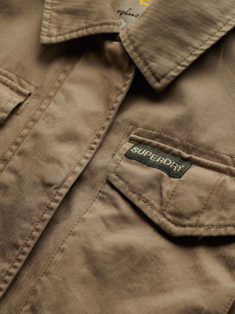 Superdry Natural 100% Cotton M65 Military Jacket - Image 4 of 5
