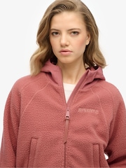 Superdry – Active Tech Fleece-Hoodie mit durchgehendem Reißverschluss - Bild 3 von 5