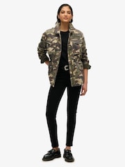 Superdry Green Embellished M65 Military Jacket - Image 2 of 5