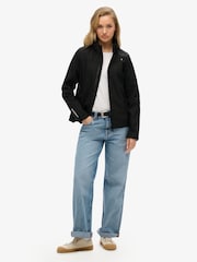 Superdry Black Softshell Trekker Jacket - Image 3 of 4