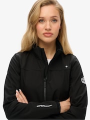 Superdry Black Softshell Trekker Jacket - Image 4 of 4