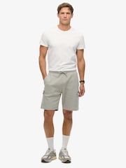 Superdry Grey Tech Logo Cargo Shorts - Image 1 of 7