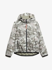 Superdry Green Hooded Logo Windbreaker Jacket - Image 4 of 4