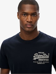 Superdry Blue Relaxed VL Tokyo T-Shirt - Image 3 of 5