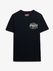Superdry Blue Relaxed VL Tokyo T-Shirt - Image 4 of 5
