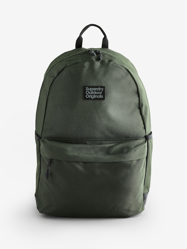 Superdry Green Classic Patch Montana Backpack - Image 1 of 1