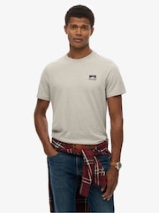 Superdry Grey Great Outdoors Emb Relaxed T-Shirt - Image 1 of 4