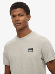 Superdry Grey Great Outdoors Emb Relaxed T-Shirt - Image 3 of 4