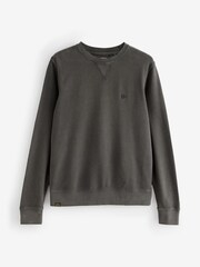 Preto - Moletom Superdry cotton Classic Essential Sweatshirt - Imagem 4 de 5