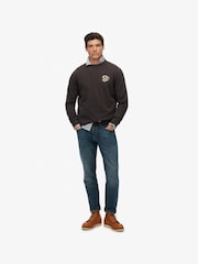Superdry Merchant Graphic Print Sweatshirt - Imagen 3 de 6
