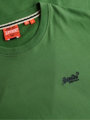 Superdry Green Essential Logo Emb T-Shirt - Image 2 of 2
