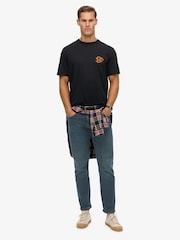 Azul - Superdry Merchant Graphic Print T-Shirt - Imagen 3 de 6