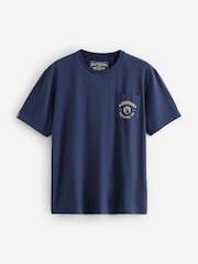 Azul - Superdry Merchant Graphic Print T-Shirt - Imagen 5 de 6