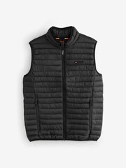 Superdry Black Fuji Lite Padded Gilet - Image 1 of 2