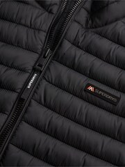 Superdry Black Fuji Lite Padded Gilet - Image 2 of 2