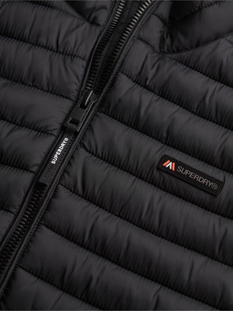 Superdry Black Fuji Lite Padded Gilet - Image 2 of 2