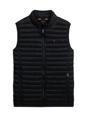 Superdry Black Fuji Lite Padded Gilet - Image 6 of 7