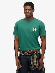 Superdry Green Merchant Graphic Print T-Shirt - Image 5 of 7