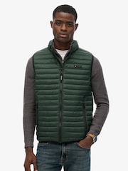 Superdry Green Fuji Lite Padded Gilet - Image 3 of 7
