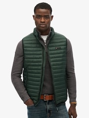 Superdry Green Fuji Lite Padded Gilet - Image 4 of 7