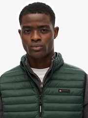 Superdry Green Fuji Lite Padded Gilet - Image 5 of 7
