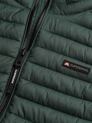 Superdry Green Fuji Lite Padded Gilet - Image 7 of 7