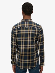 Superdry Blue Cotton Lumberjack Shirt - Image 4 of 7